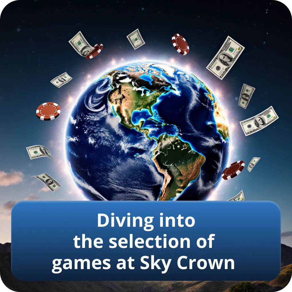 Diving into the diverse selection of games at Sky Crown