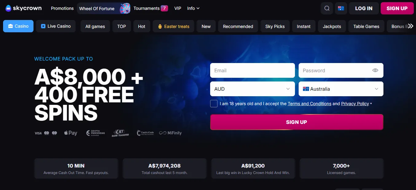 Bonuses, promotions, and loyalty program in the app