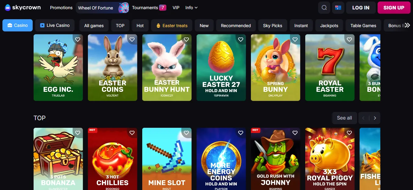 Password reset in SkyCrown